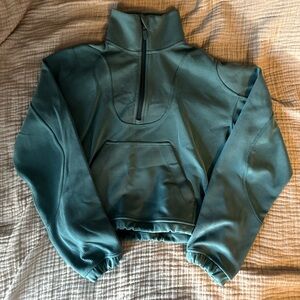 Lululemon Green Jasper Quarter Zip